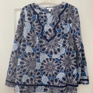 Charter Club Split-Neck Tunic